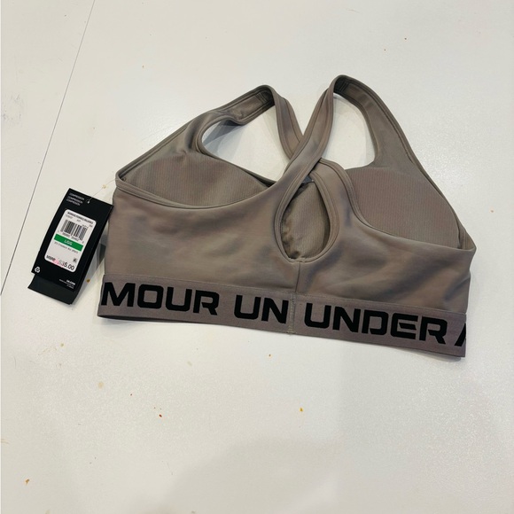 Under Armour Women's Taupe Sports Bra size Large New with tag - Picture 4 of 10